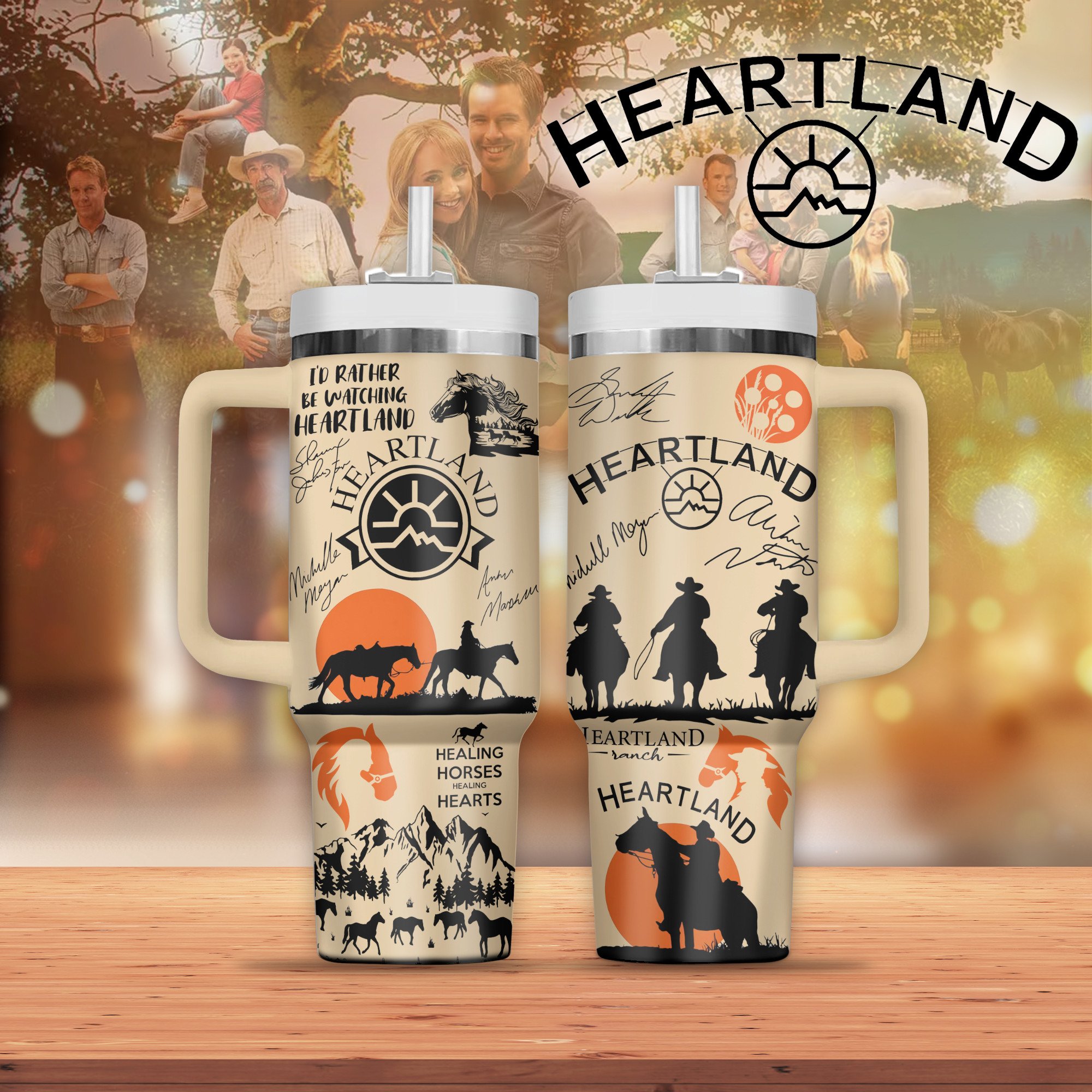 Heartland TV Series Custom Stanley Cup 40 oz 30 oz Tumbler With Handle