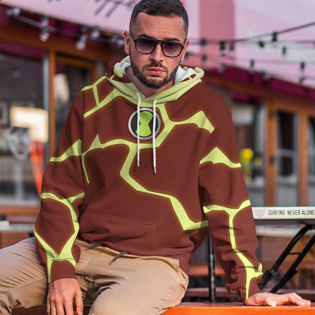 Heatblast Ben Ten Costume Hoodie Sweatshirt T-Shirt Sweatpants Tracksuit - Stormmerch Exclusive