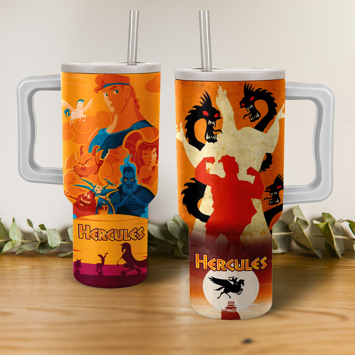 Hercules Disney Cartoon Custom Stanley Cup 40 oz 30 oz Tumbler With Handle