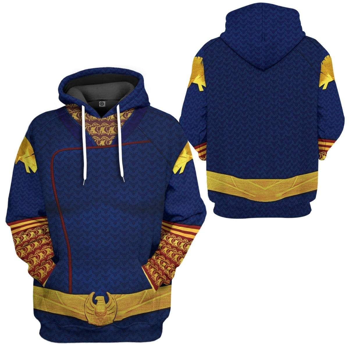Homelander The Boys Costume Hoodie Sweatshirt T-Shirt Sweatpants Tracksuit - Stormmerch Exclusive