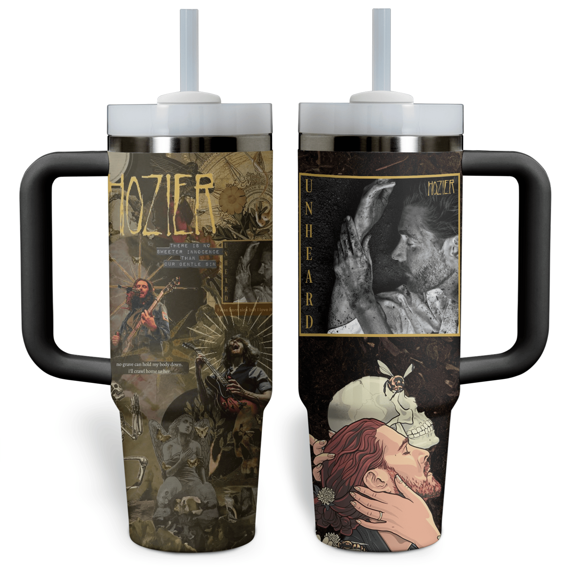 Hozier Music Custom Stanley Cup 40 oz 30 oz Tumbler With Handle