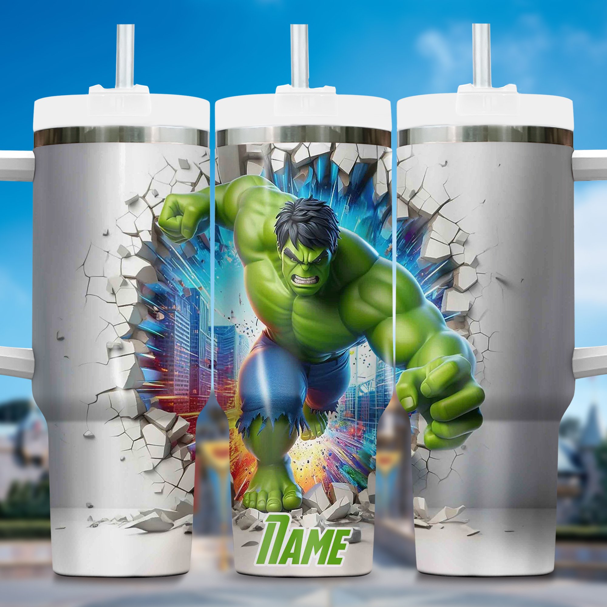 Hulk Movies Custom Stanley Cup 40 oz 30 oz Tumbler With Handle
