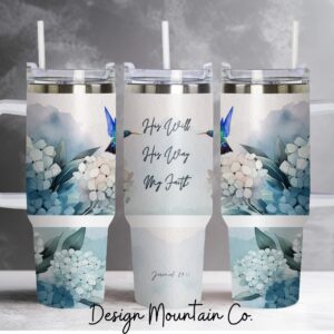 Hummingbird Custom Stanley Cup 40 oz 30 oz Tumbler With Handle