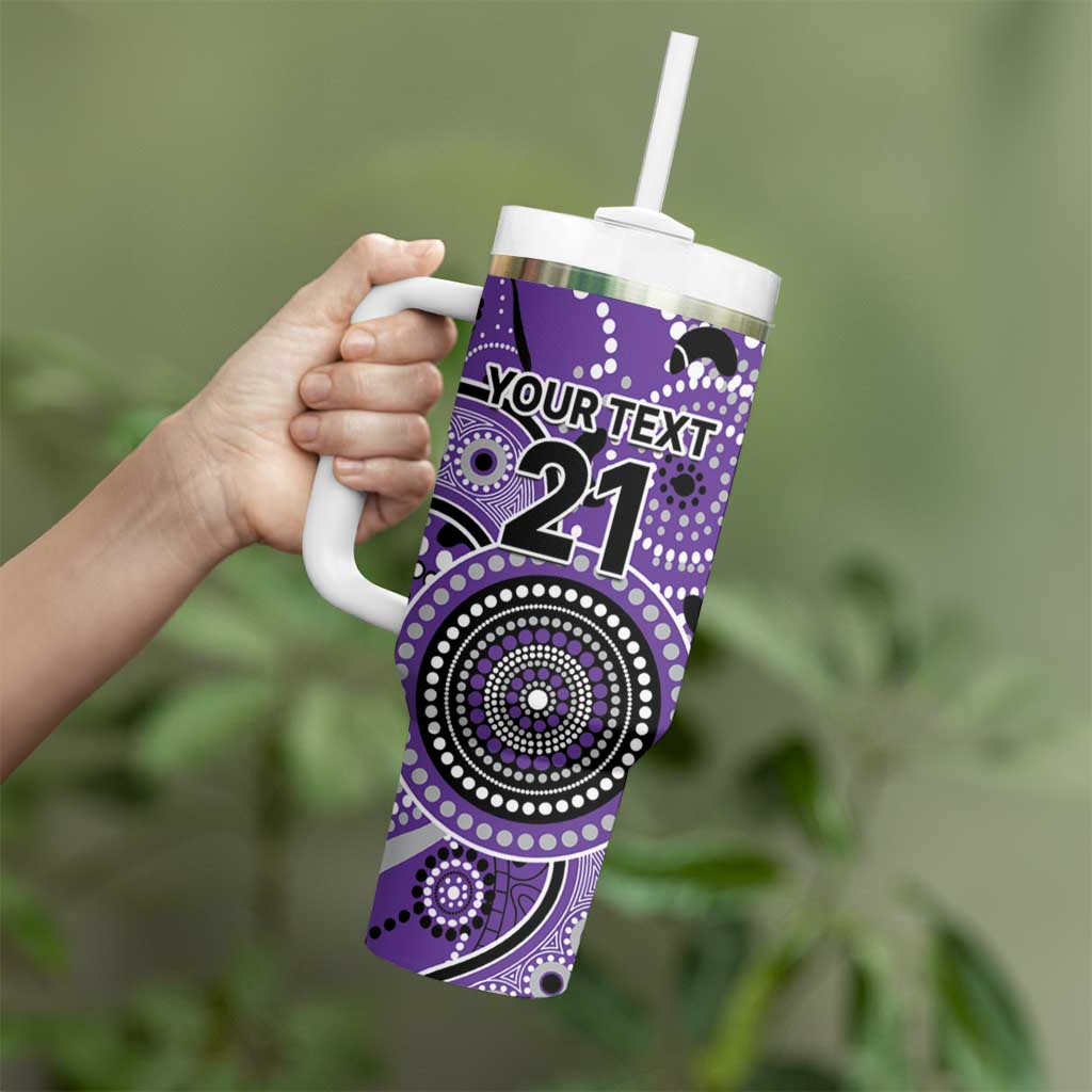 Hurricanes Cricket Australian Aboriginal Custom Stanley Cup 40 oz 30 oz Tumbler With Handle