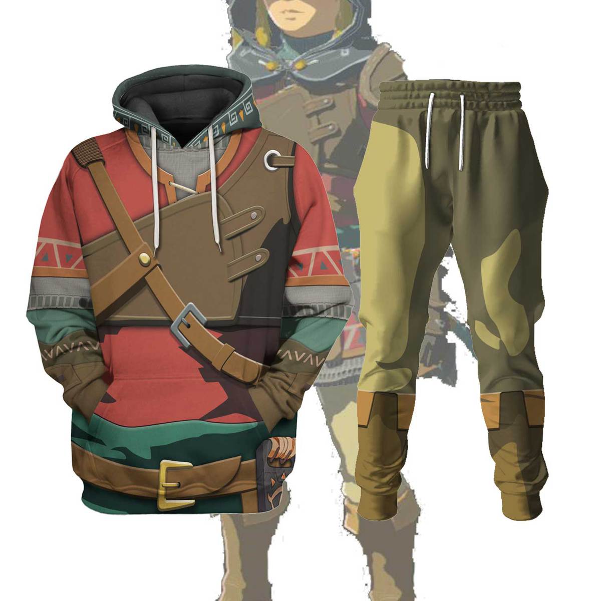 Hylian Armor Hoodie Sweatshirt T-shirt Sweatpants Cosplay - Stormmerch Exclusive