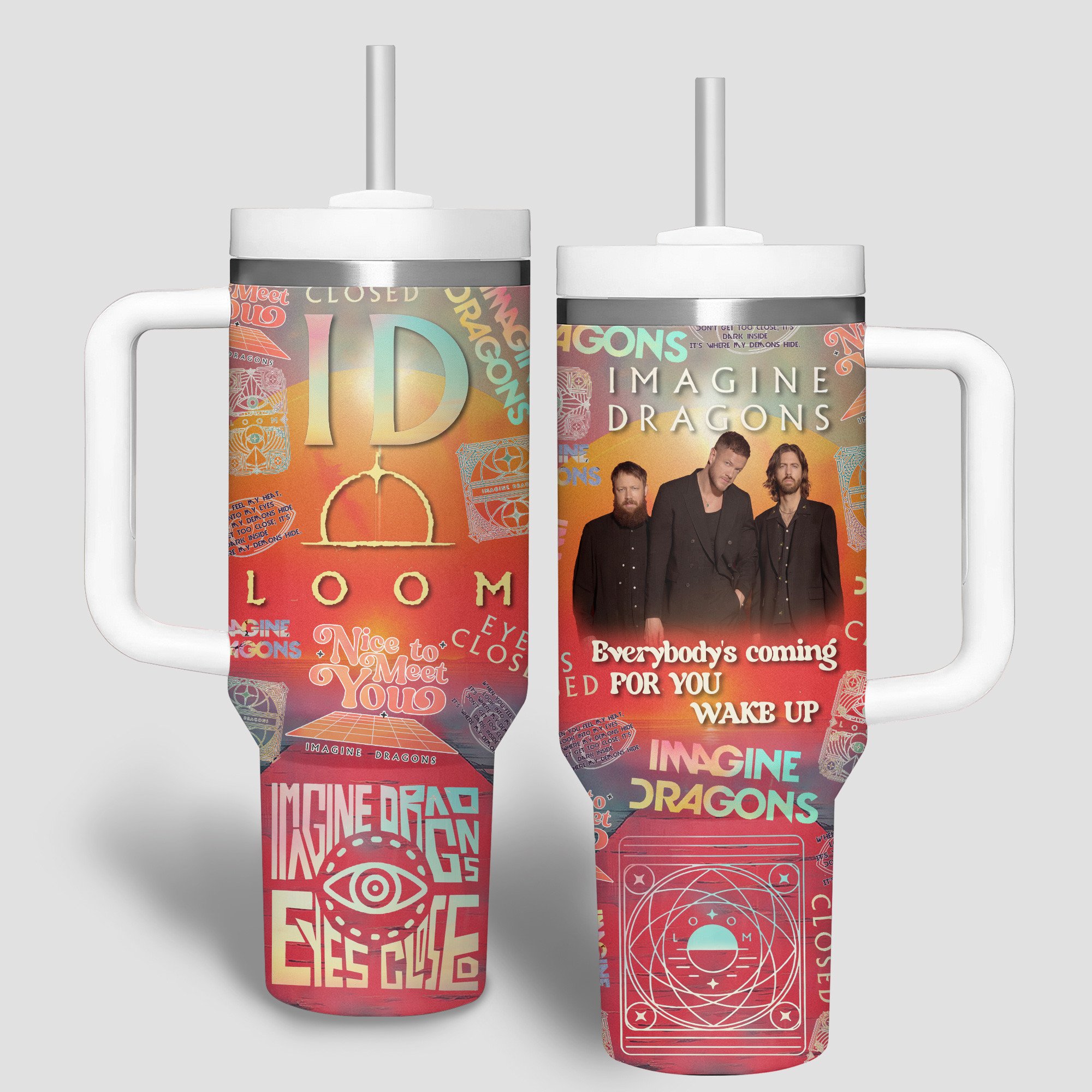 Imagine Dragons Music Custom Stanley Cup 40 oz 30 oz Tumbler With Handle