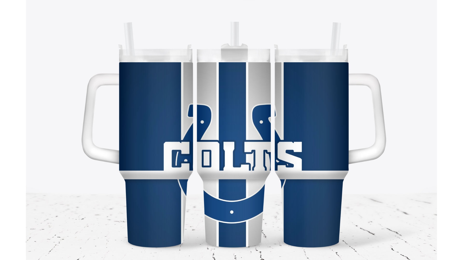 Indianapolis Colts Football NFL Custom Stanley Cup 40 oz 30 oz Tumbler With Handle