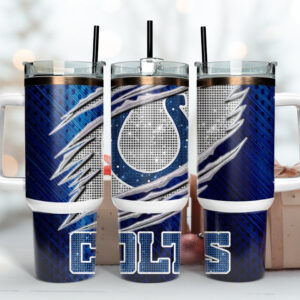 Indianapolis Colts NFL Custom Stanley Cup 40 oz 30 oz Tumbler With Handle