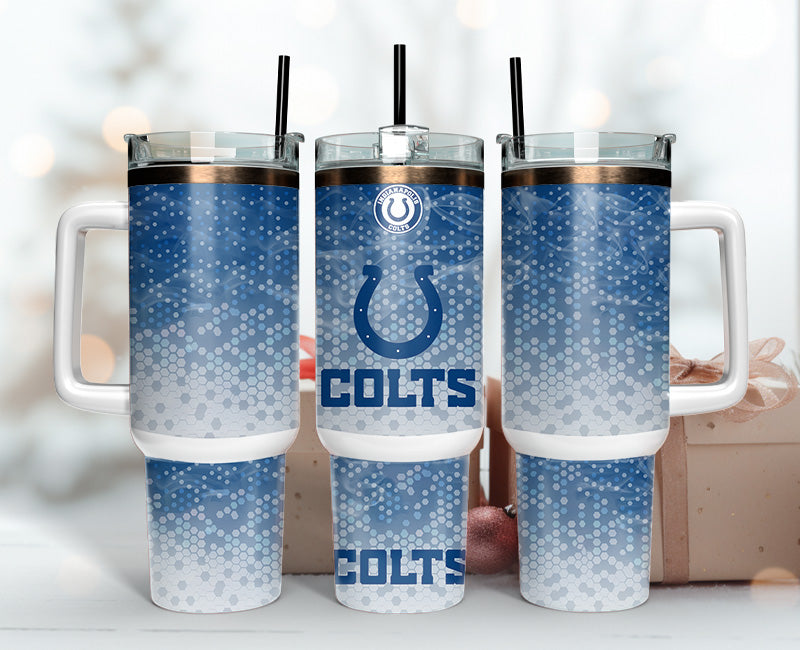 Indianapolis Colts NFL Custom Stanley Cup 40 oz 30 oz Tumbler With Handle