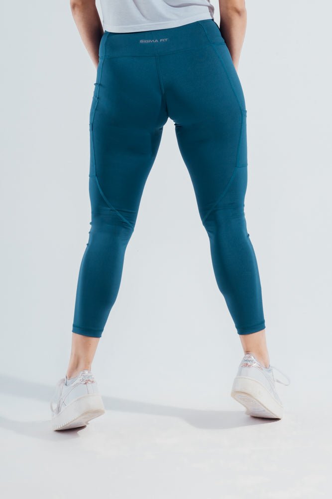 Ink Blue Crucial Basic Gym Sport Workout Leggings