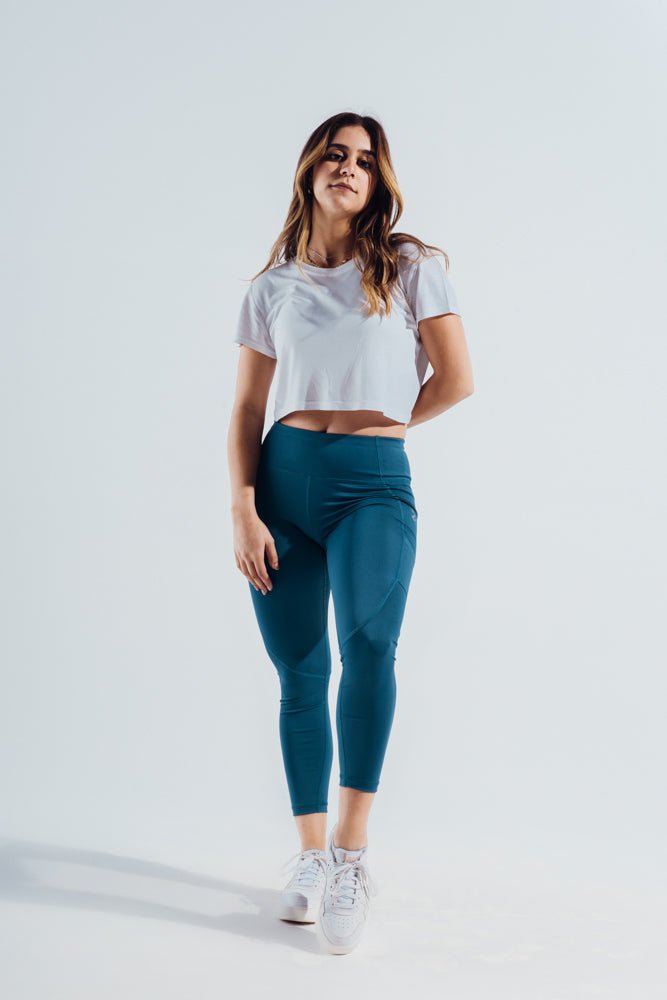 Ink Blue Crucial Basic Gym Sport Workout Leggings