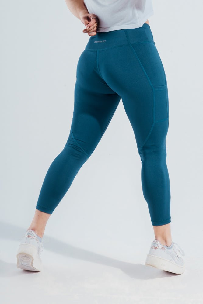 Ink Blue Crucial Basic Gym Sport Workout Leggings