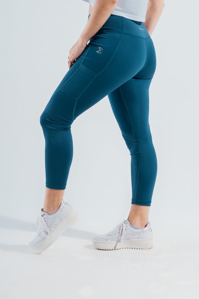 Ink Blue Crucial Basic Gym Sport Workout Leggings