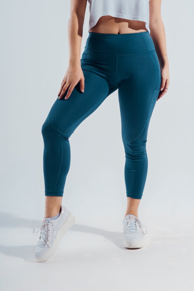 Ink Blue Crucial Basic Gym Sport Workout Leggings