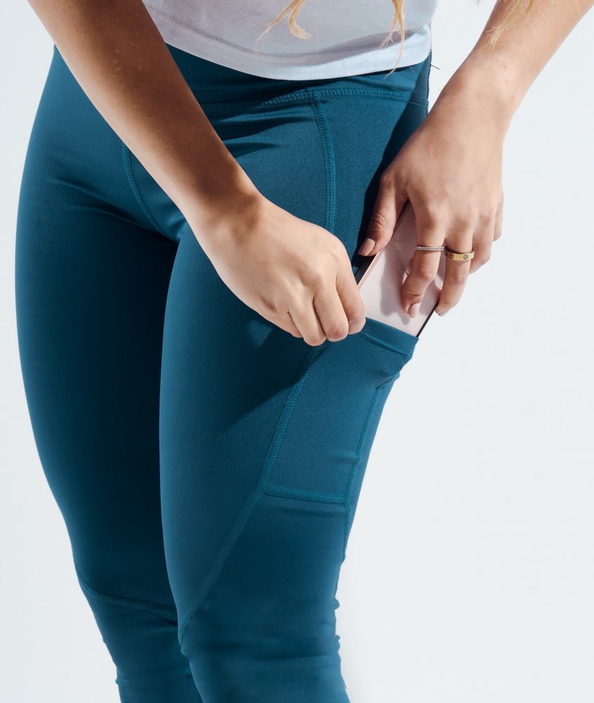 Ink Blue Crucial Basic Gym Sport Workout Leggings