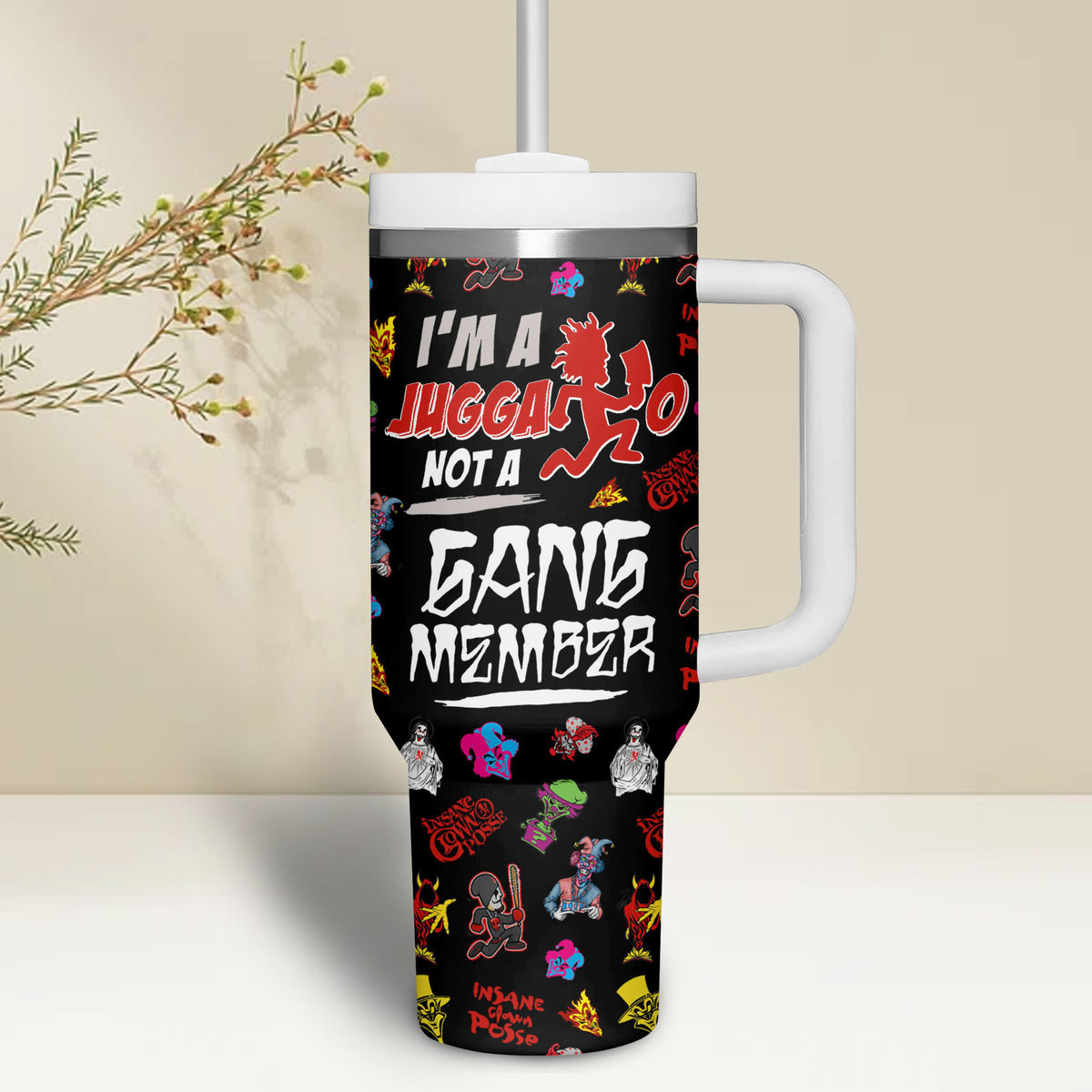 Insane Clown Posse Music Custom Stanley Cup 40 oz 30 oz Tumbler With Handle