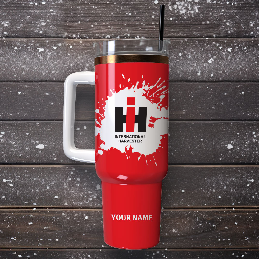 International Harvester Tractors Custom Stanley Cup 40 oz 30 oz Tumbler With Handle