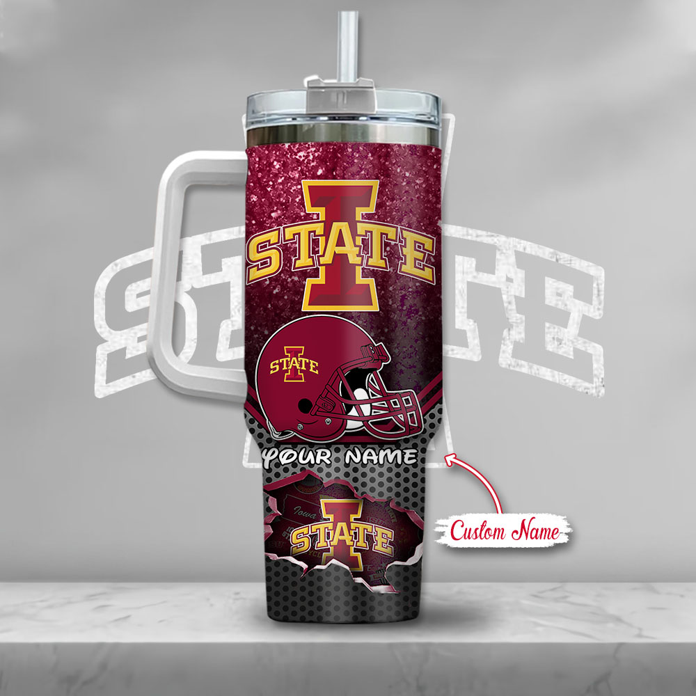 Iowa State Cyclones NCAA Mickey Mouse Custom Stanley Cup 40 oz 30 oz Tumbler With Handle