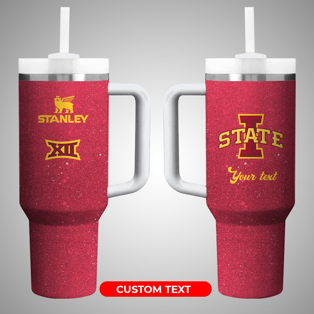Iowa State Cyclones NCAA Custom Stanley Cup 40 oz 30 oz Tumbler With Handle