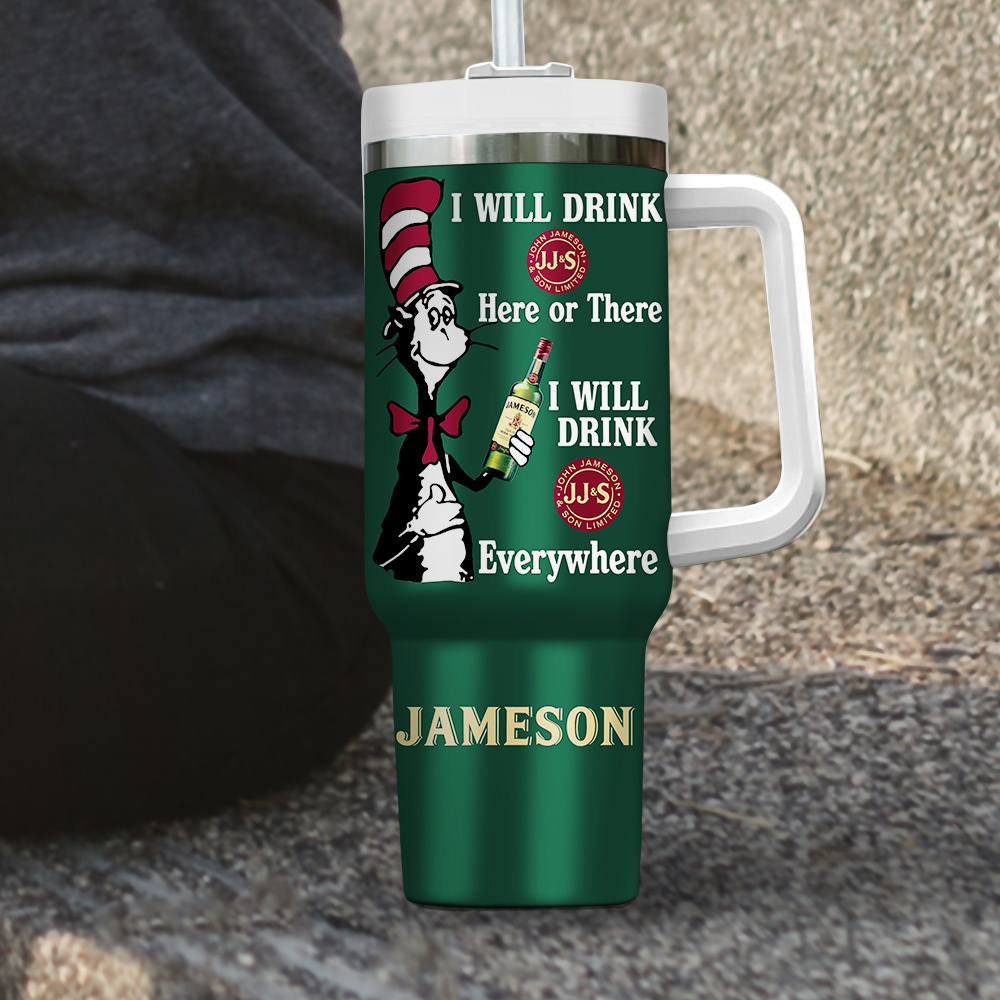 Jameson Drinks Custom Stanley Cup 40 oz 30 oz Tumbler With Handle
