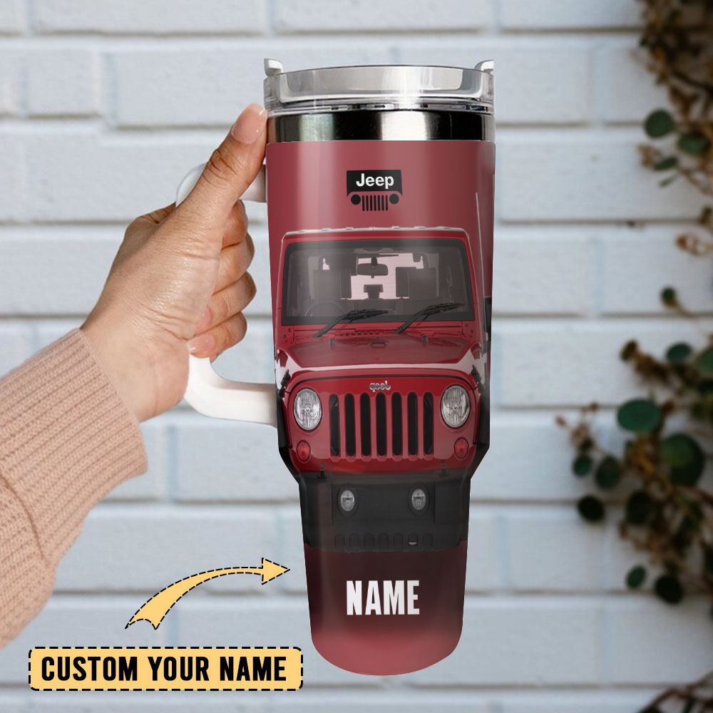 Jeep Car Custom Stanley Cup 40 oz 30 oz Tumbler With Handle