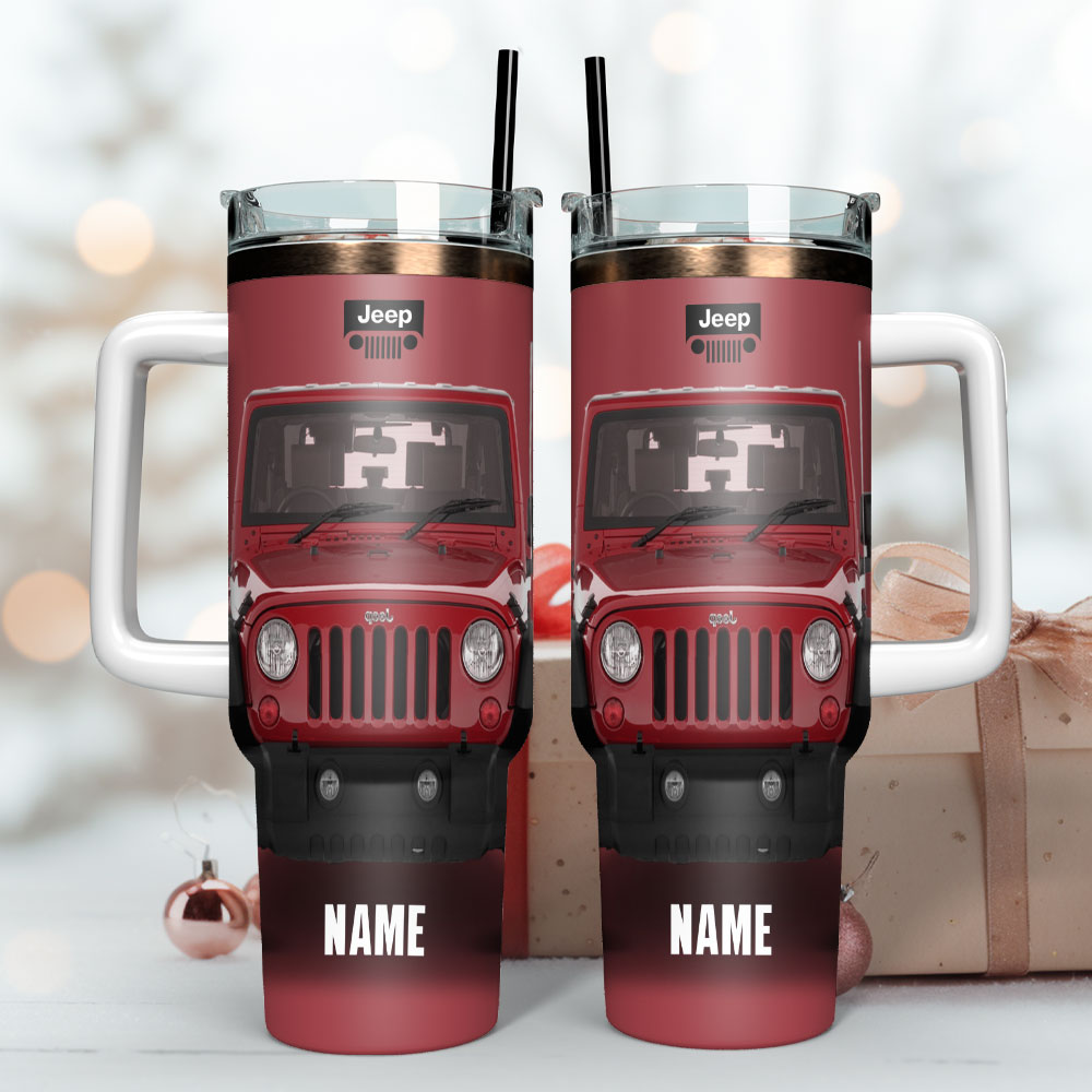 Jeep Car Custom Stanley Cup 40 oz 30 oz Tumbler With Handle
