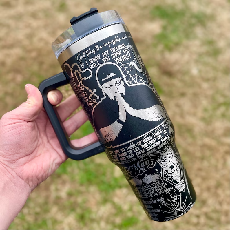 Jelly Roll Music Custom Stanley Cup 40 oz 30 oz Tumbler With Handle