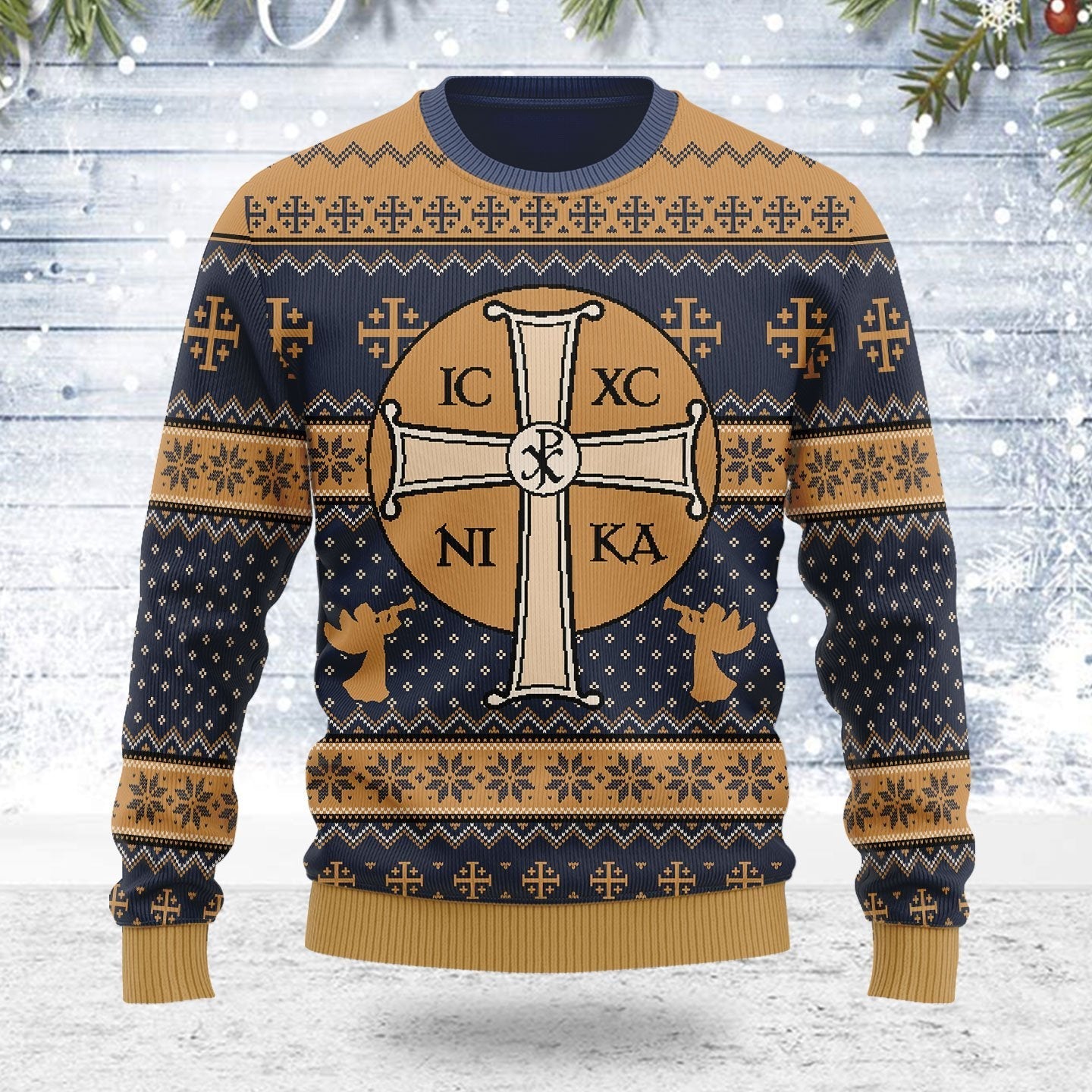 Jesus IC XC Ugly Christmas Sweater - Stormmerch Exclusive