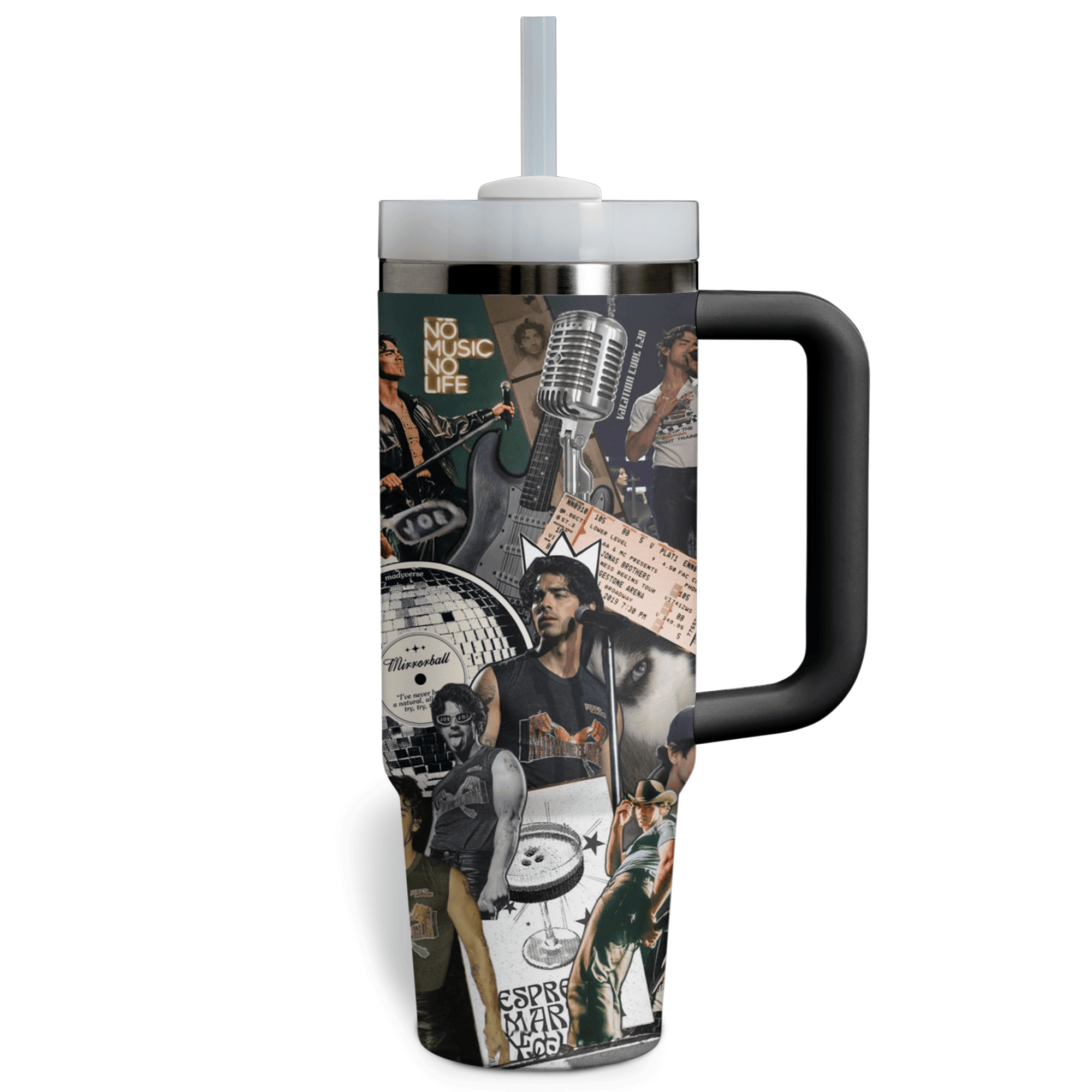 Jonas Brothers Music Custom Stanley Cup 40 oz 30 oz Tumbler With Handle