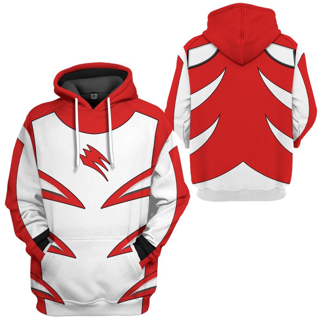 Jungle Fury Red Master Mode Power Ranger Costume Hoodie Sweatshirt T-Shirt Sweatpants Tracksuit - Stormmerch Exclusive