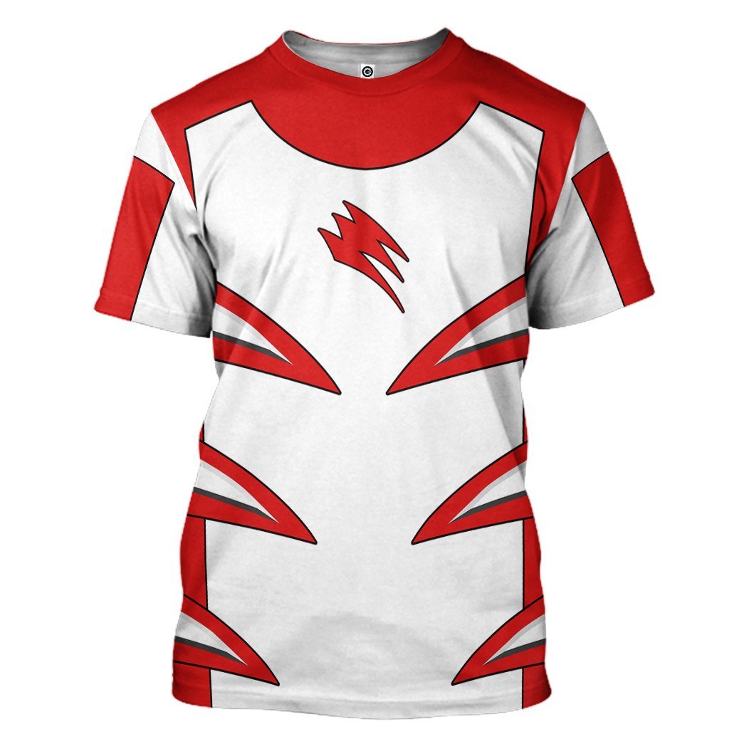 Jungle Fury Red Master Mode Power Ranger Costume Hoodie Sweatshirt T-Shirt Sweatpants Tracksuit - Stormmerch Exclusive
