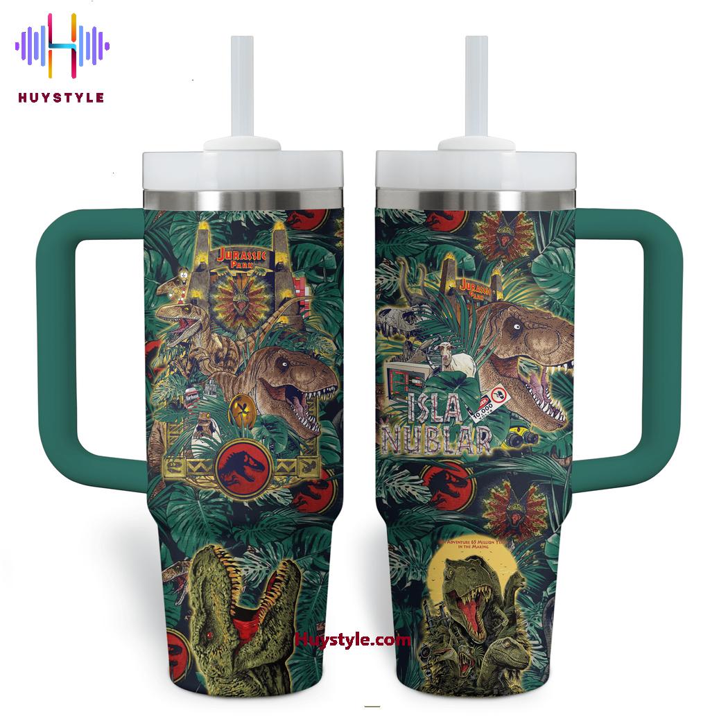 Jurassic Park Movies Custom Stanley Cup 40 oz 30 oz Tumbler With Handle
