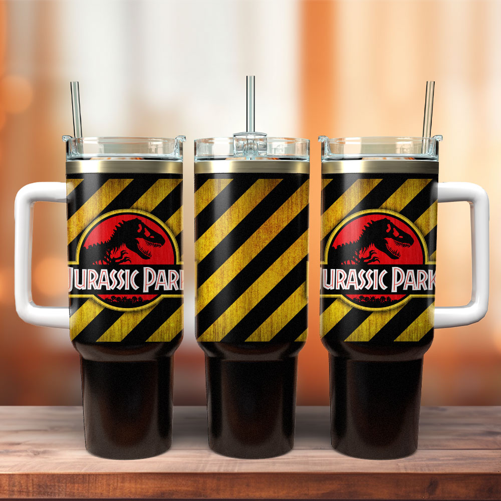 Jurassic World Movie Custom Stanley Cup 40 oz 30 oz Tumbler With Handle