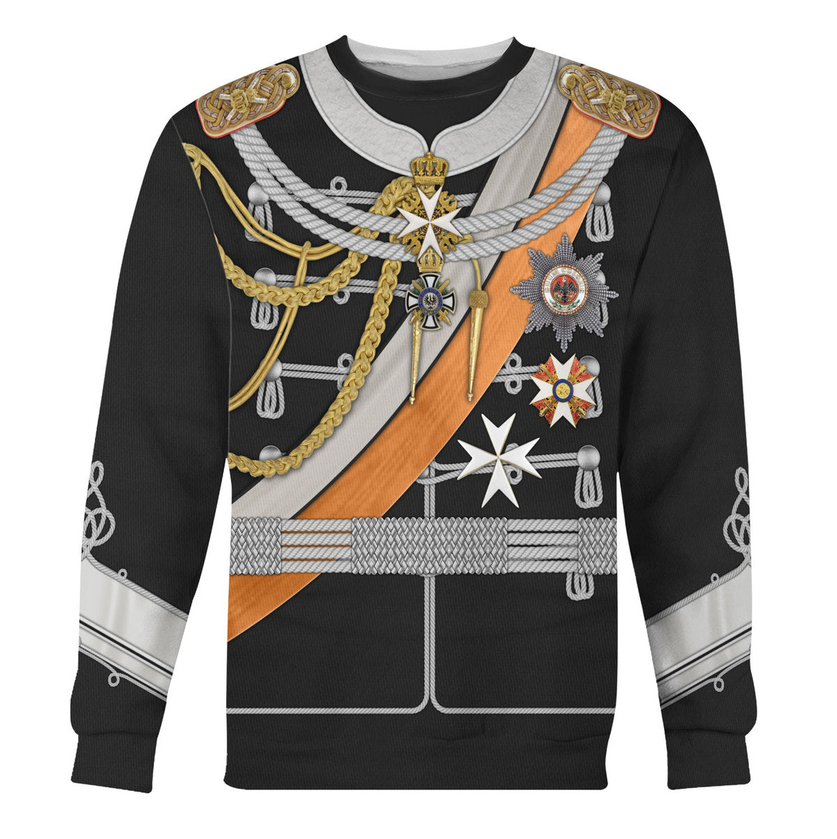 Kaiser Wilhelm II Uniform German Emperor & King of Prussia Costume Hoodie Sweatshirt T-Shirt Sweatpants Tracksuit - Stormmerch Exclusive