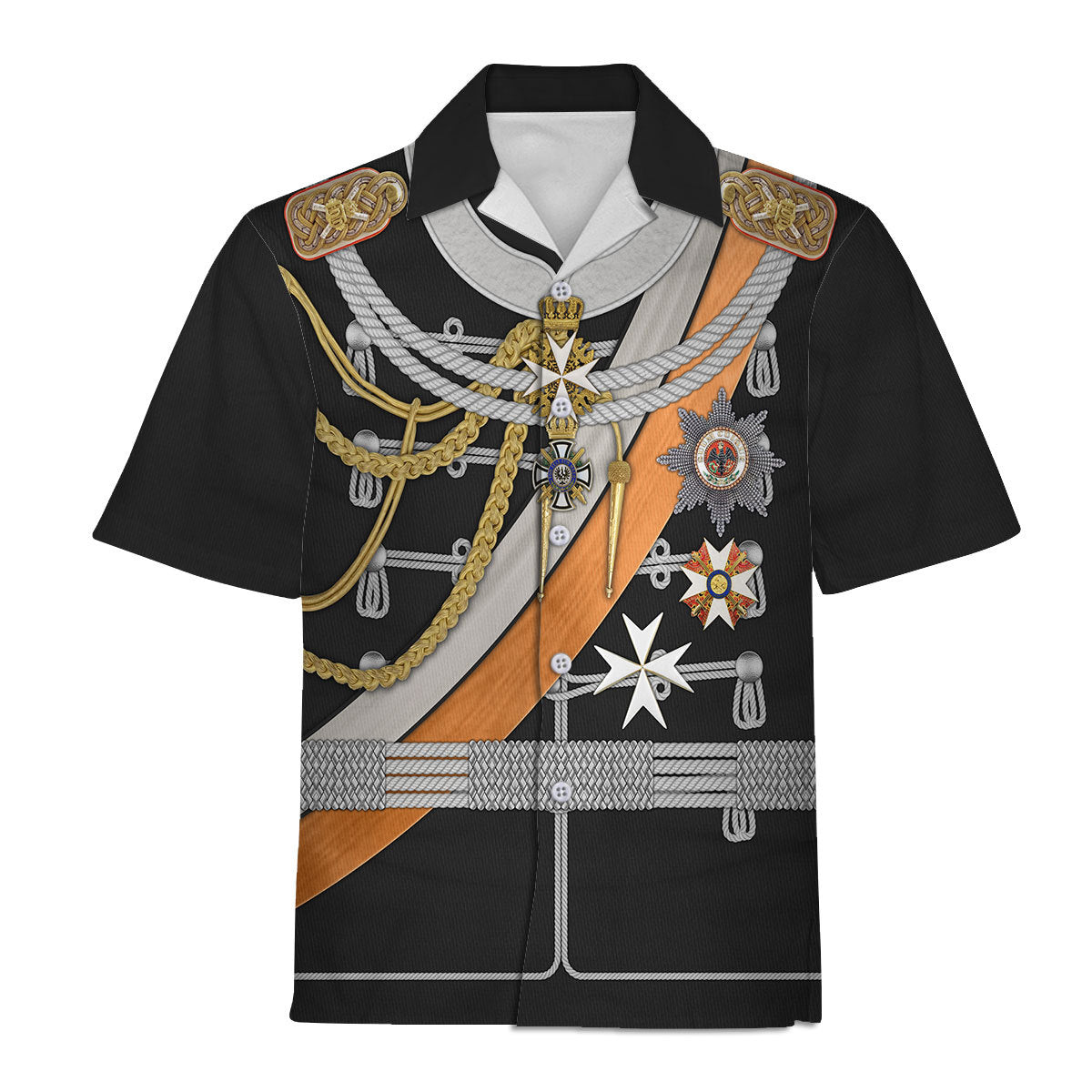 Kaiser Wilhelm II Uniform German Emperor & King of Prussia Costume Hoodie Sweatshirt T-Shirt Sweatpants Tracksuit - Stormmerch Exclusive