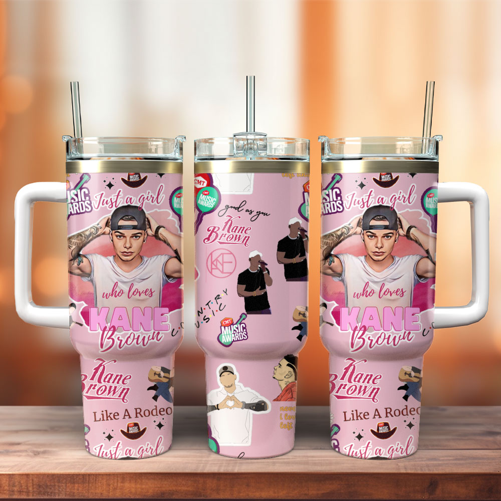 Kane Brown Music Custom Stanley Cup 40 oz 30 oz Tumbler With Handle
