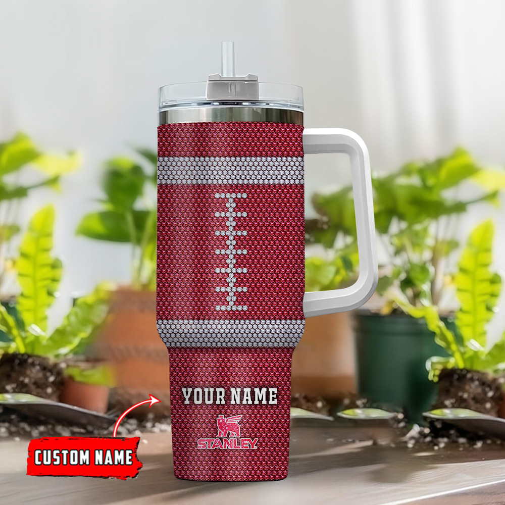 Kansas City Chiefs NFL Crystal Custom Stanley Cup 40 oz 30 oz Tumbler With Handle