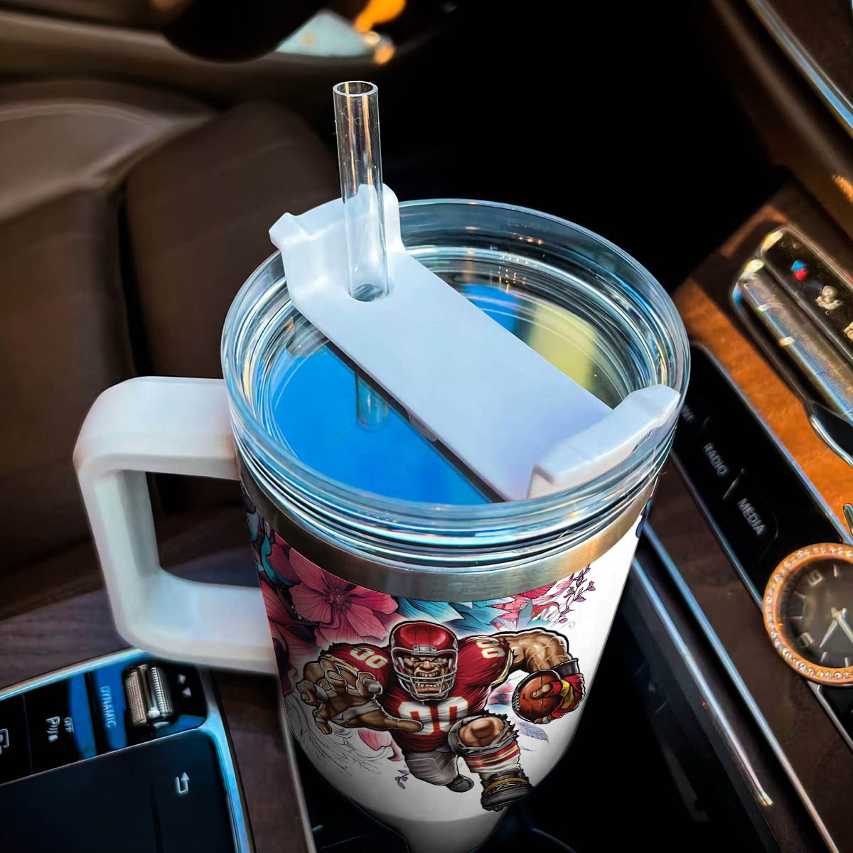 Kansas City Chiefs NFL Custom Stanley Cup 40 oz 30 oz Tumbler With Handle