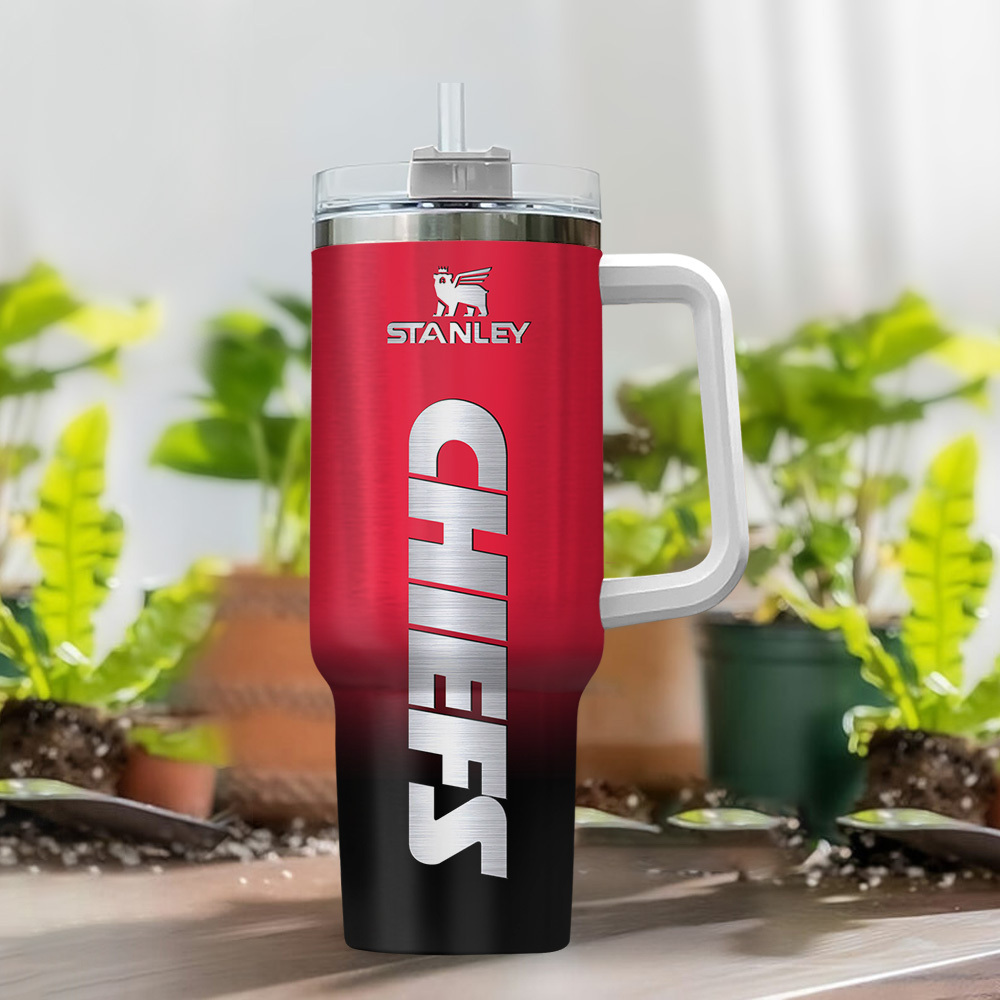 Kansas City Chiefs NFL Custom Stanley Cup 40 oz 30 oz Tumbler With Handle