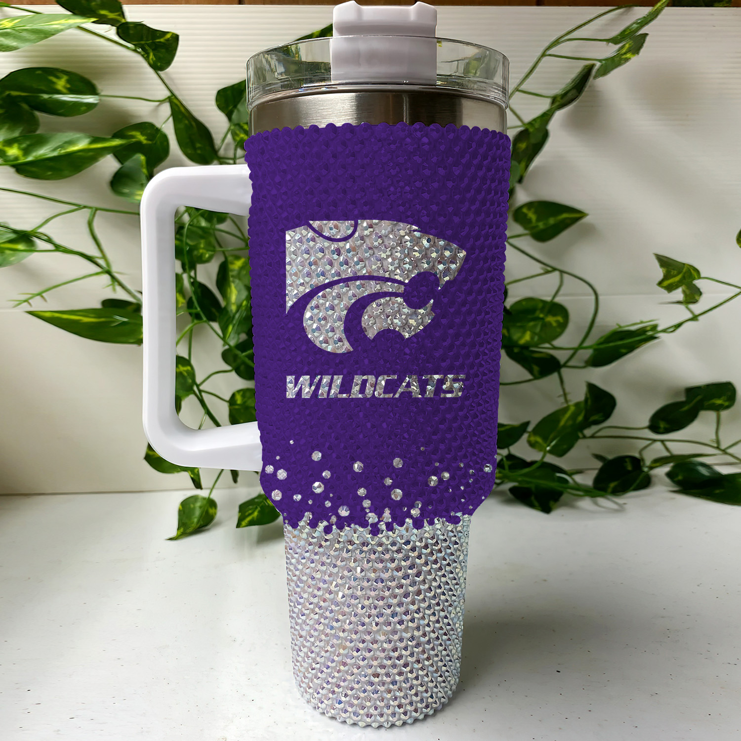 Kansas State Wildcats NCAA Custom Stanley Cup 40 oz 30 oz Tumbler With Handle