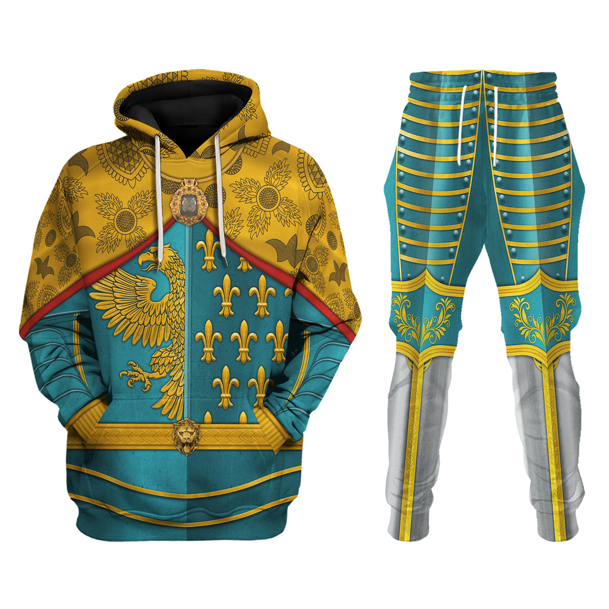Karl I Charlemagne Holy Roman Emperor Costume Hoodie Sweatshirt T-Shirt Sweatpants Tracksuit - Stormmerch Exclusive