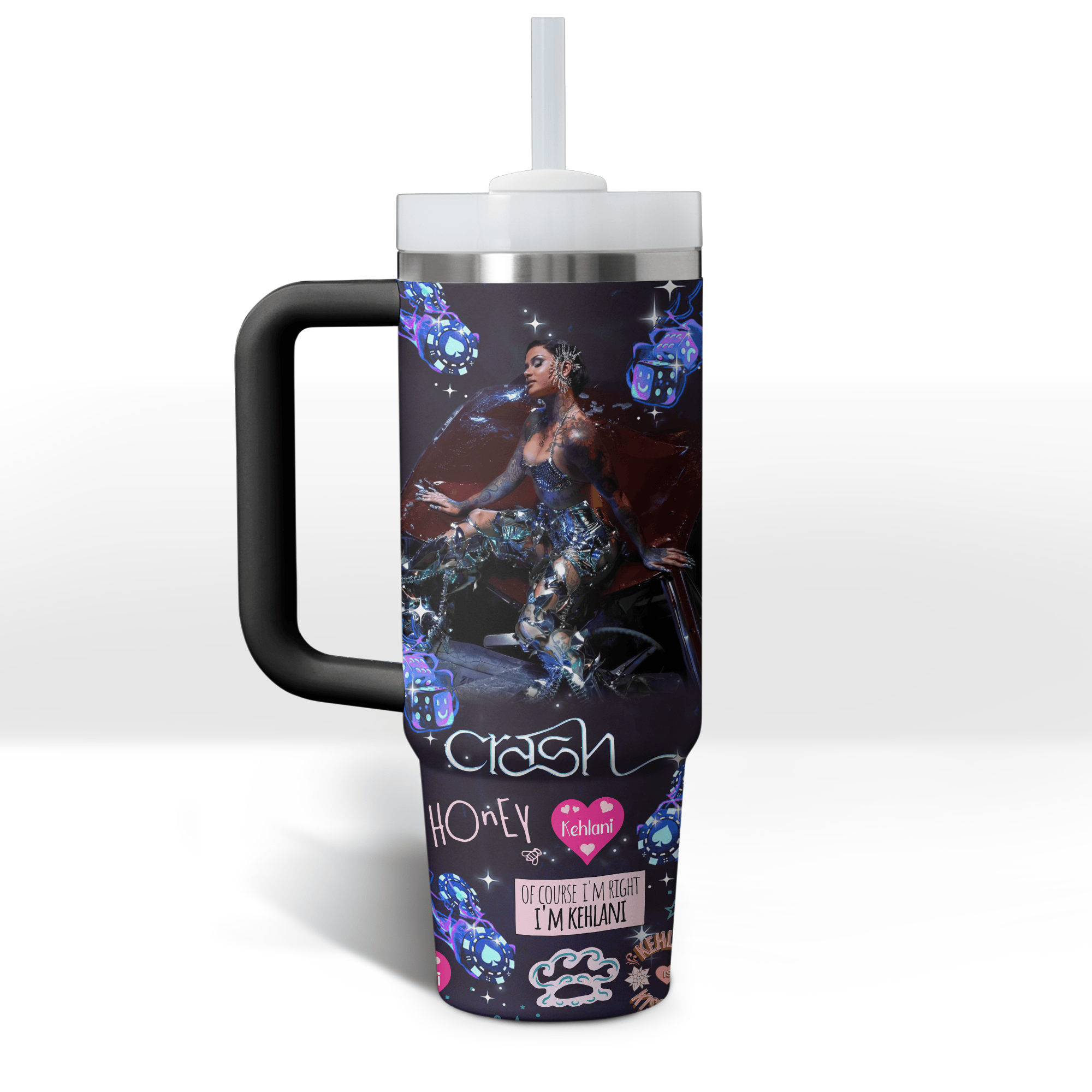 Kehlani Music Custom Stanley Cup 40 oz 30 oz Tumbler With Handle