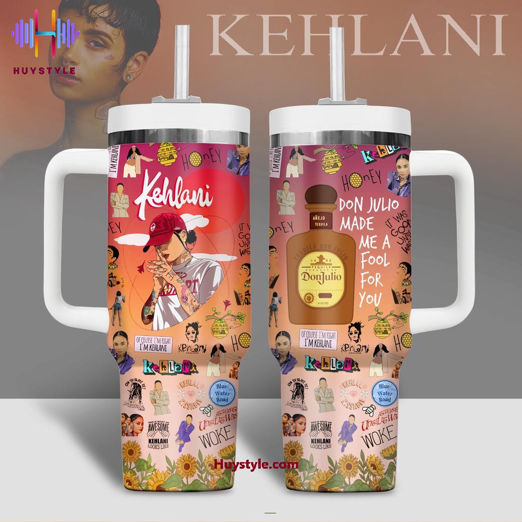 Kehlani Music Custom Stanley Cup 40 oz 30 oz Tumbler With Handle