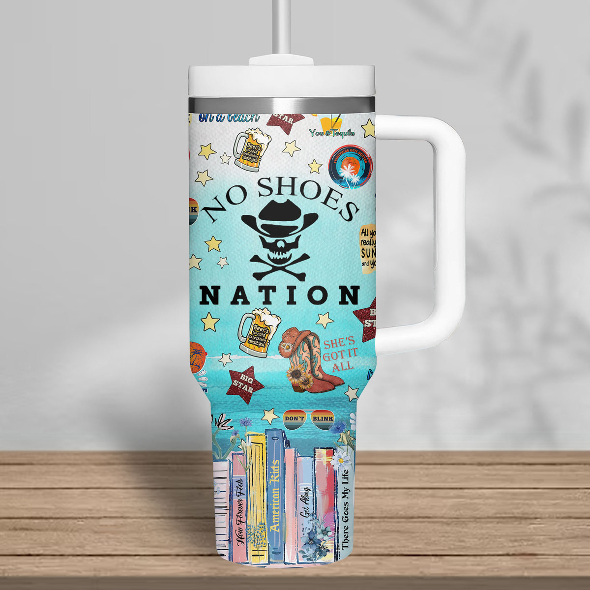 Kenny Chesney Music Custom Stanley Cup 40 oz 30 oz Tumbler With Handle