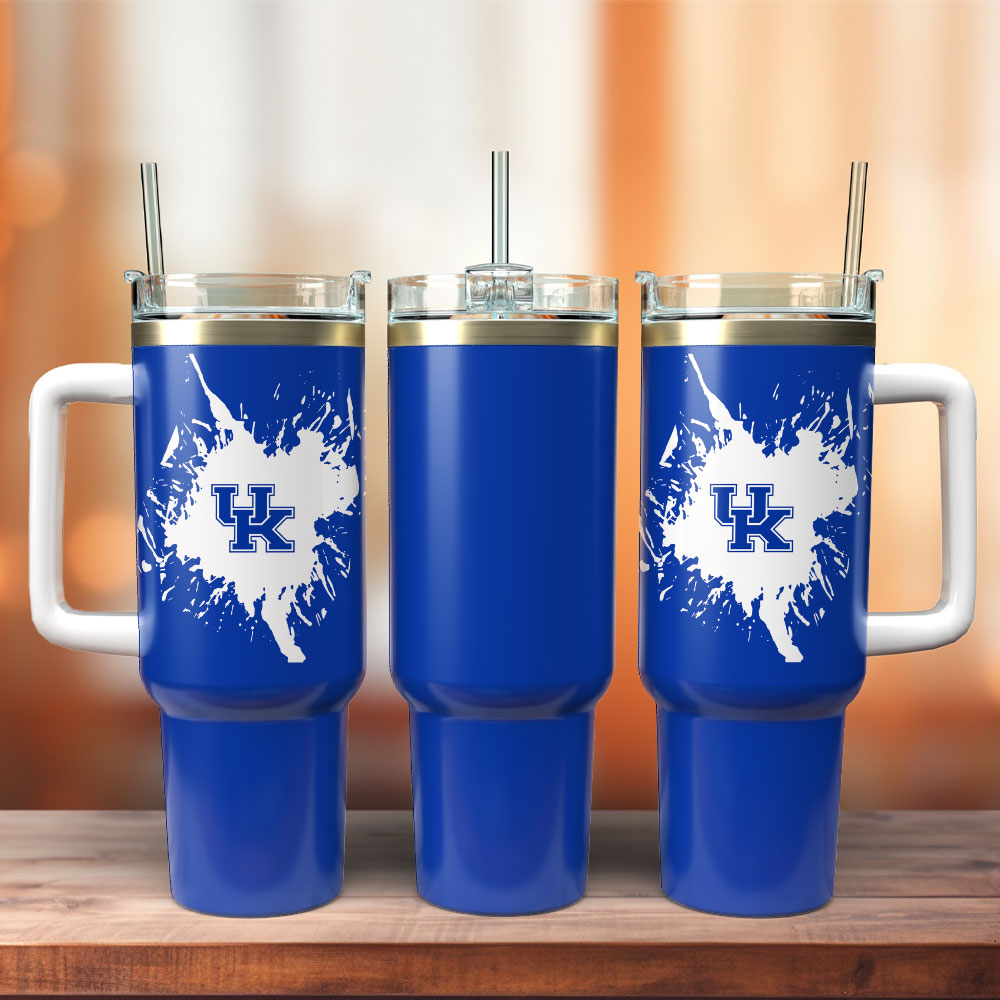 Kentucky Wildcats Basketball NCAA Sport Custom Stanley Cup 40 oz 30 oz Tumbler With Handle