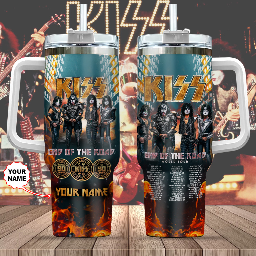 Kiss Band Music Custom Stanley Cup 40 oz 30 oz Tumbler With Handle