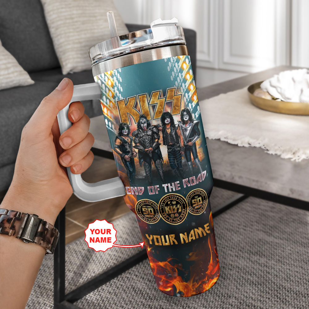 Kiss Band Music Custom Stanley Cup 40 oz 30 oz Tumbler With Handle