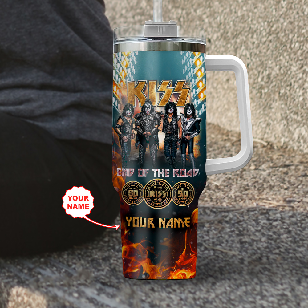 Kiss Band Music Custom Stanley Cup 40 oz 30 oz Tumbler With Handle
