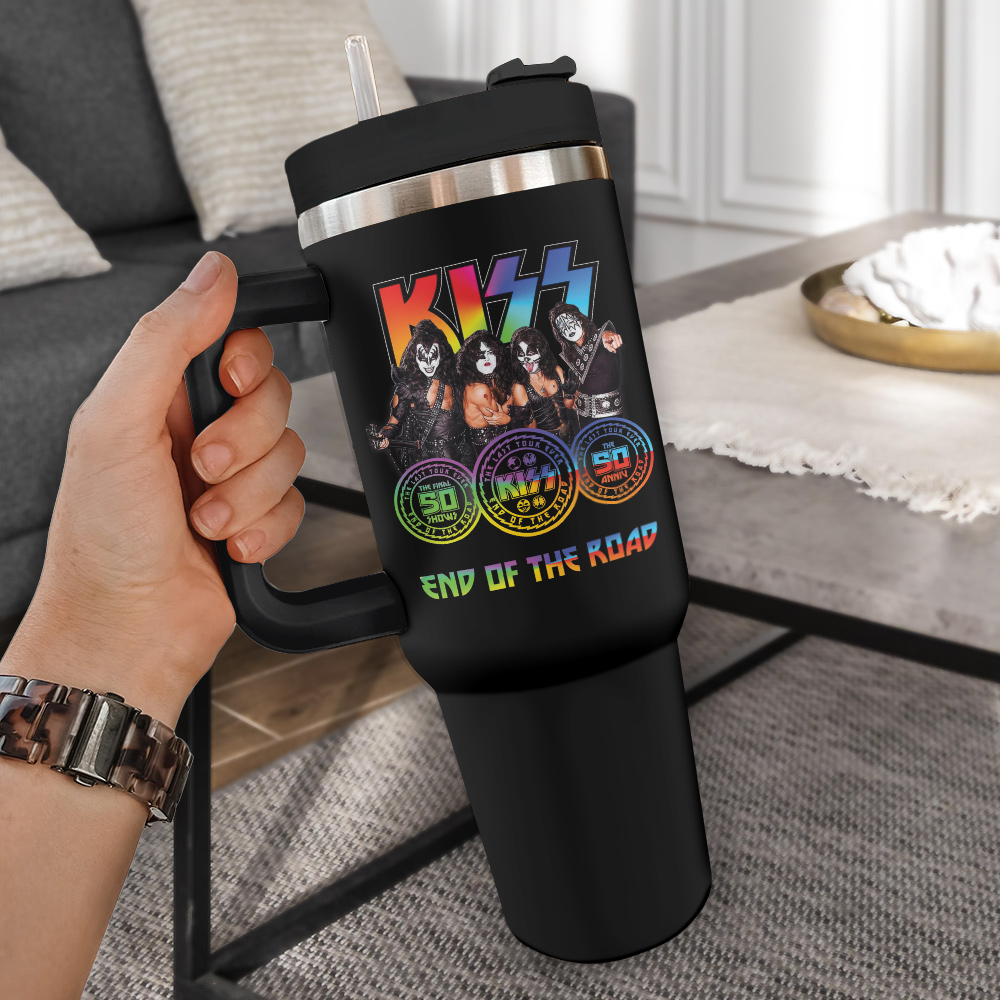 Kiss Band Music Custom Stanley Cup 40 oz 30 oz Tumbler With Handle