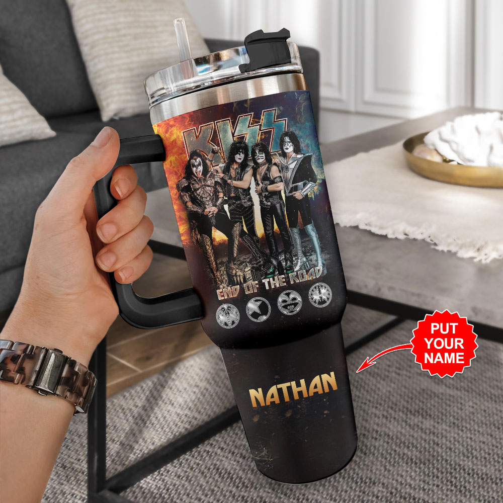 Kiss Band Music Custom Stanley Cup 40 oz 30 oz Tumbler With Handle